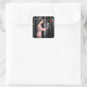Sticker Carré Princesse romantique (Sac)