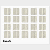 Sticker Carré principaux éléments de température (Feuille)