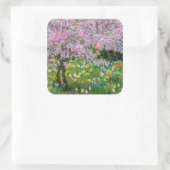 Sticker Carré Printemps dans le jardin de Claude Monet (Sac)