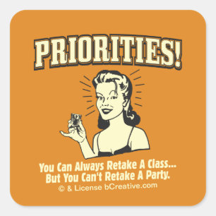 Sticker Carré Priorités : Vous pouvez toujours réintégrer une cl