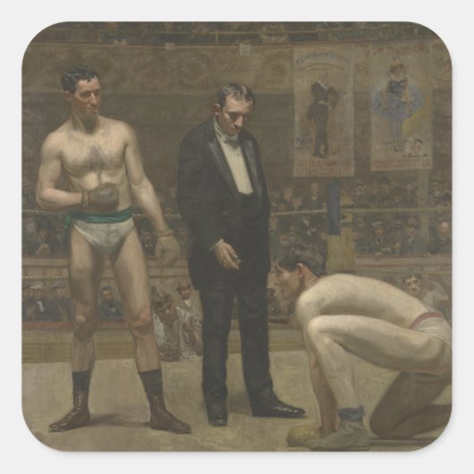 Sticker Carré Prise du compte (Devant)