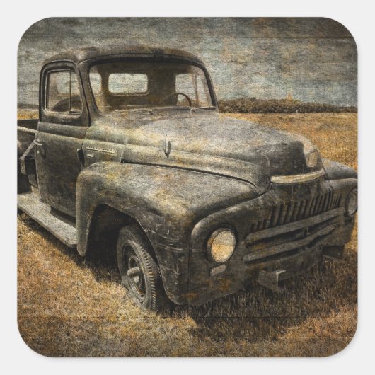 Sticker Carré Prise en charge internationale (Devant)