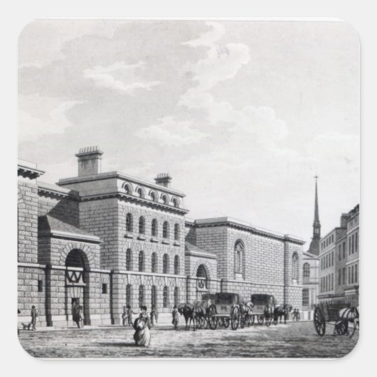 Sticker Carré prison de Newgate, 1799 (Devant)