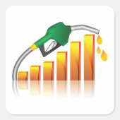 Sticker Carré Prix du carburant (Devant)