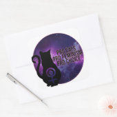 Sticker Carré Pro Cats, Pro Feminism, Pro Choice. (Enveloppe)