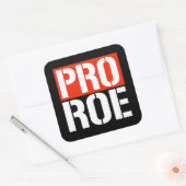 STICKER CARRÉ PRO ROE (Enveloppe)