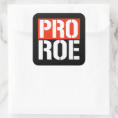STICKER CARRÉ PRO ROE (Sac)