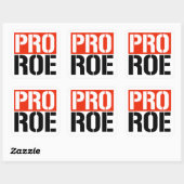 STICKER CARRÉ PRO ROE (Feuille)
