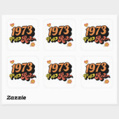 STICKER CARRÉ PRO ROE 1973 (Feuille)