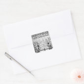 Sticker Carré Procès par Ordeal - Le combat (Enveloppe)