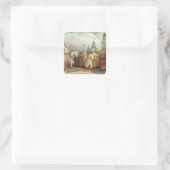 Sticker Carré Procession du dimanche de Palm (Sac)