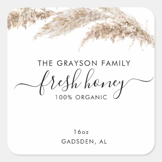 Sticker Carré Product Labels (Devant)