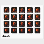 Sticker Carré Produit Apple (Feuille)