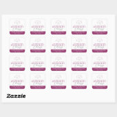 Sticker Carré Produit diffuseur rouge cerise foncée rosée (Feuille)