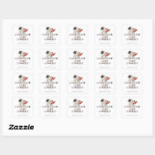 Sticker Carré Produits cuits maison rustiques (Feuille)