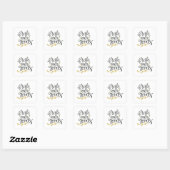 Sticker Carré Produits frais (Feuille)