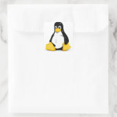 Sticker Carré Produits Linux Tux (Sac)