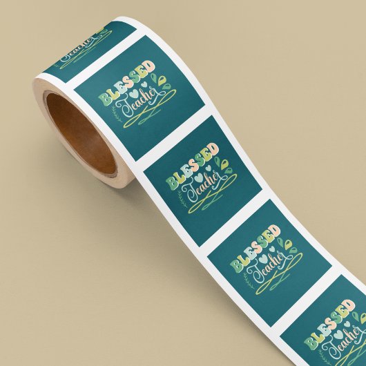 Sticker Carré Professeur béni Retour à la conception de l'école