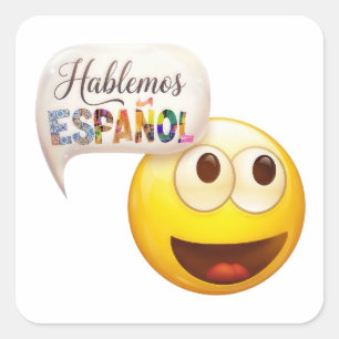 Sticker Carré Professeur d'espagnol Langue d'héritage hispanique