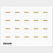 Sticker Carré Professional minimalist modern plain (Feuille)