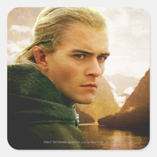 Sticker Carré Profil LEGOLAS GREENLEAF™ 3/4 (Devant)