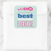 Sticker Carré Profitez de la vie (Sac)