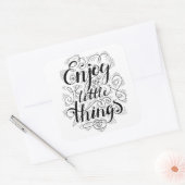 Sticker Carré Profitez Des Petites Choses 1 (Enveloppe)