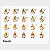 Sticker Carré Profitez des petites choses Gnome tournesol (Feuille)