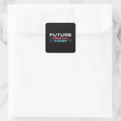 Sticker Carré Programmateur de codeur ICD futur Médicale (Sac)