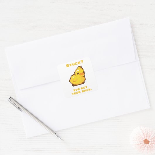 Sticker Carré Programmation en caoutchouc (Enveloppe)