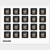 Sticker Carré Programmeur Transformez Le Café En Code (Feuille)