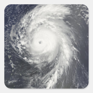 Sticker Carré Projet de loi sur les ouragans au large des Petite