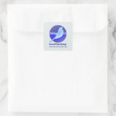 Sticker Carré Projet SeaMonkey - Logo vertical (Sac)