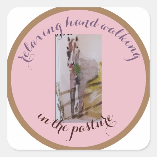 Sticker Carré promenade (Devant)