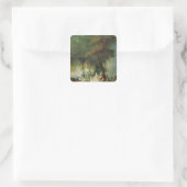 Sticker Carré Promenade à Longchamp, vers 1760 (Sac)