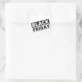 Sticker Carré Promotion de l'autocollant Black Friday (Sac)