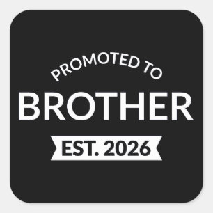 Sticker Carré Promu À Frère Est. 2026 II