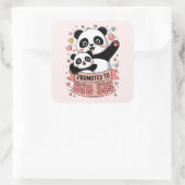 Sticker Carré Promu à la grande soeur (Sac)