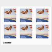 Sticker Carré Propriété Italiana (Feuille)