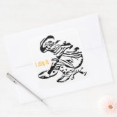 Sticker Carré Prospecteur d'or (Enveloppe)