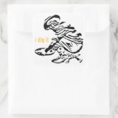 Sticker Carré Prospecteur d'or (Sac)