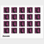 Sticker Carré Protocole Neon Dread (Feuille)