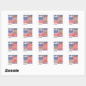 Sticker Carré Proud to Be an American – Citizenship Day (Feuille)