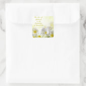 Sticker Carré Proverbes 1:7 | Citation Verse De La Bible (Sac)