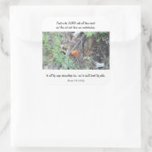 Sticker Carré Proverbes 3:5-6 (Sac)