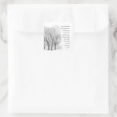 Sticker Carré Proverbs 3:5-6 Trust in the Lord (Sac)