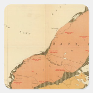 Sticker Carré Province de la Nouvelle-Écosse Île du Cap-Breton 9