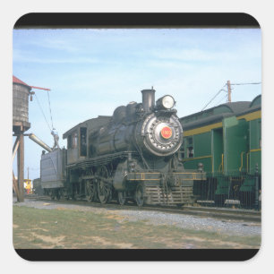 Sticker Carré PRR 4-4-0 classe D16sb #1223, 1966_Trains
