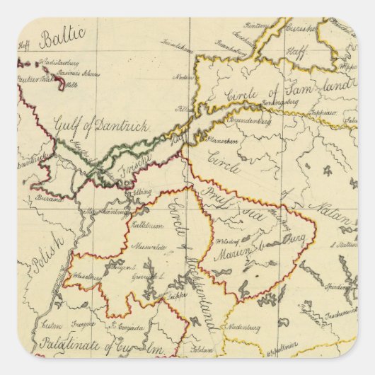 Sticker Carré Prusse 3 (Devant)