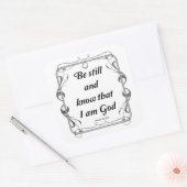 STICKER CARRÉ PSALM 46-10 (Enveloppe)